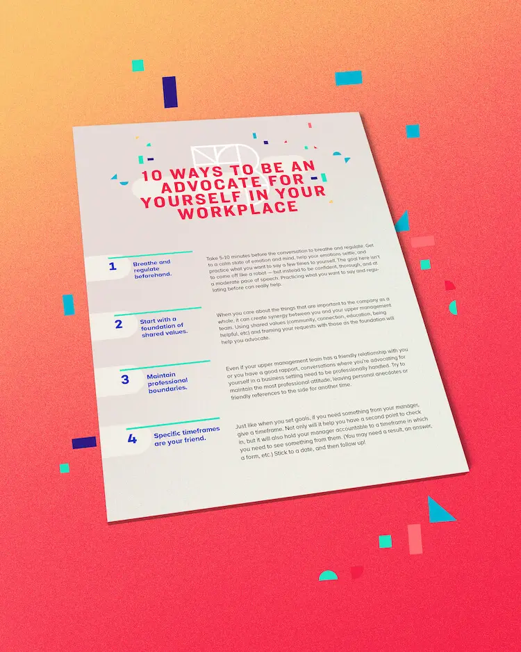 Get Access Now 10 Ways To Advocate For Yourself